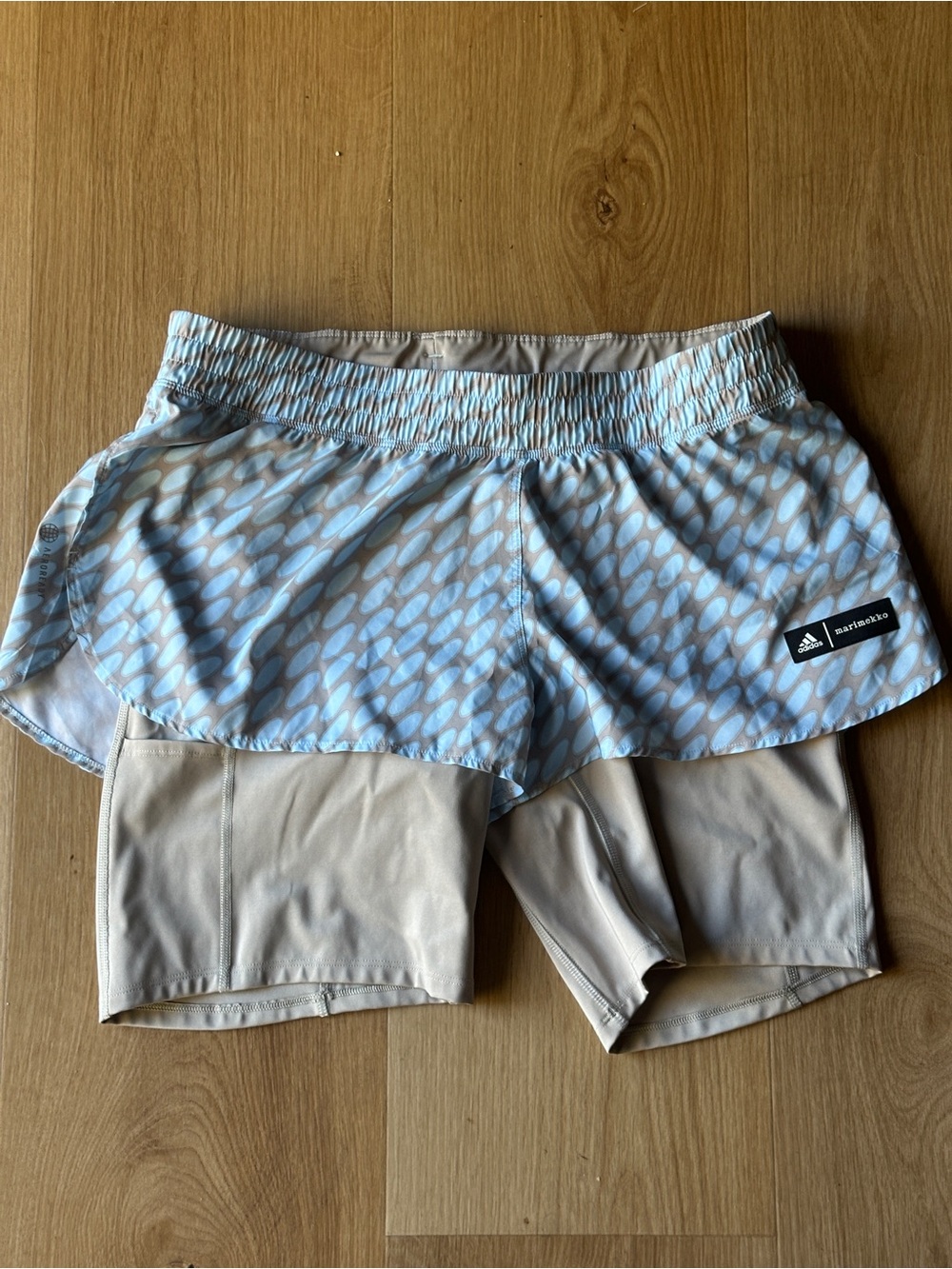 Adidas x Marimekko running shorts